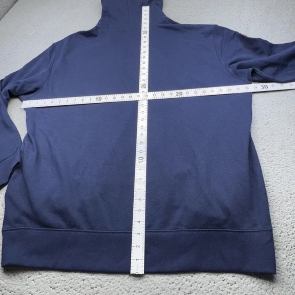 Polo Ralph Lauren Hoodie Mens‎ Big 2X Blue Triple Pony Graphic Trifecta Pockets